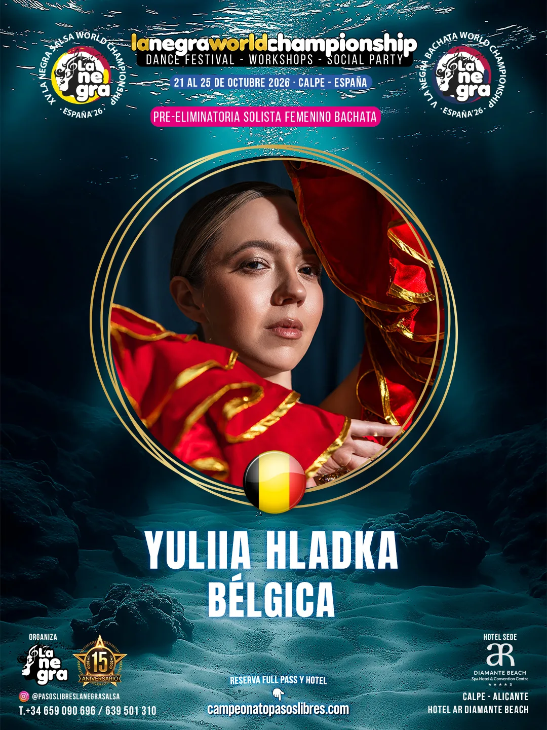 Yuliia Hladka — Bélgica