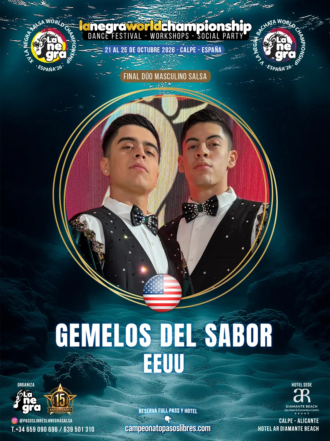 Gemelos del Sabor — Estados Unidos