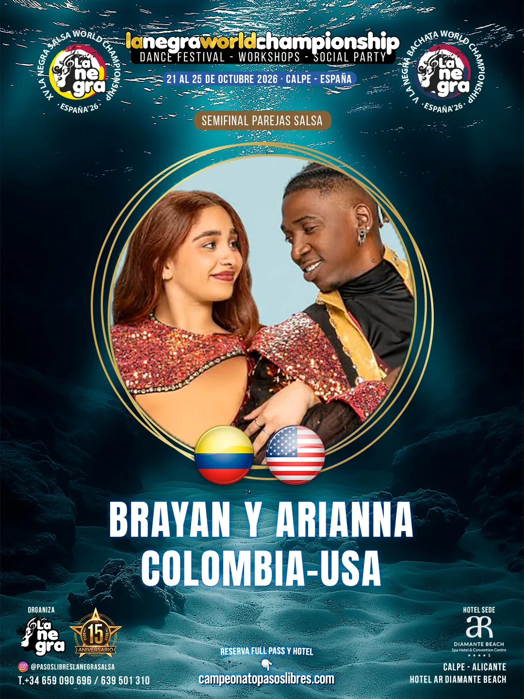 Brayan y Arianna — Colombia / Estados Unidos