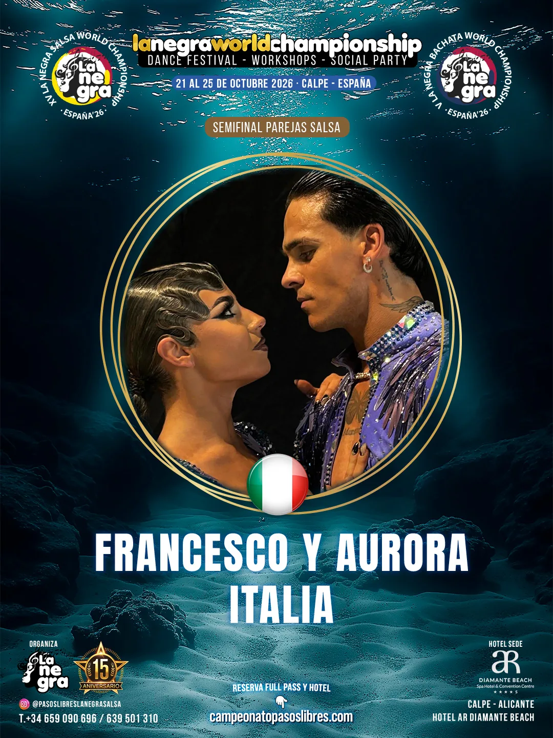 Francesco y Aurora — Italia