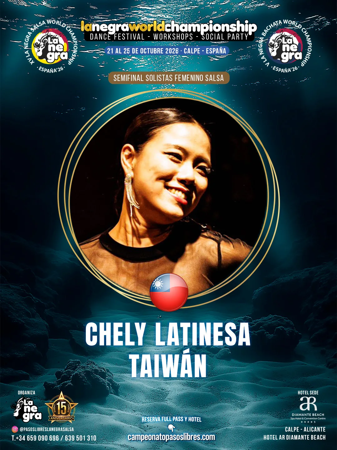 Chely Latinesa — Taiwán