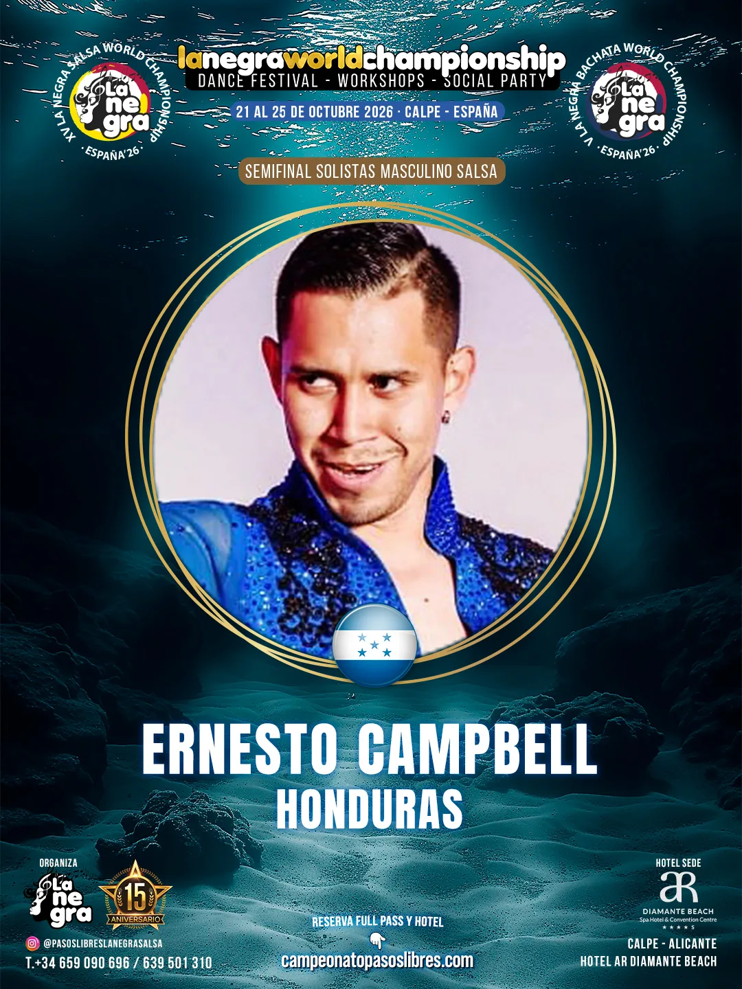 Ernesto Campbell — Honduras