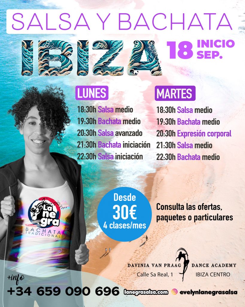clases de salsa y bachata en ibiza por évelyn la negra