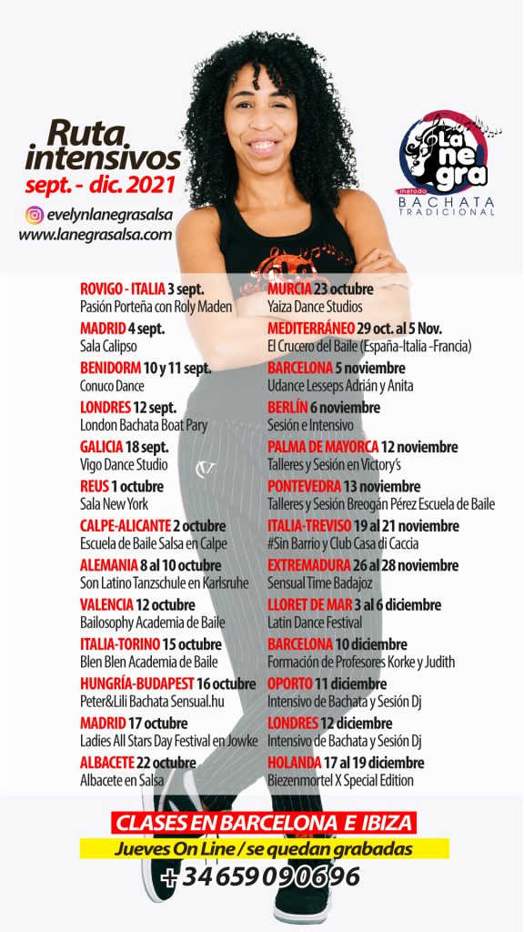 Ruta septiembre–diciembre 2021